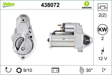 Стартер Valeo 438072