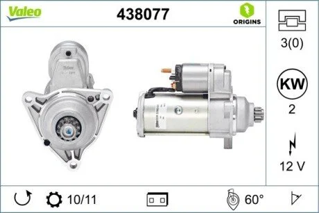 Стартер Valeo 438077