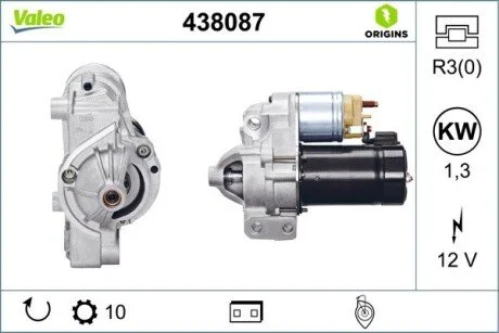 Стартер Valeo 438087