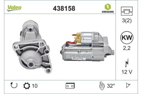Стартер Valeo 438158