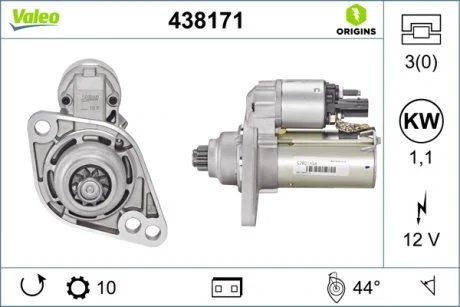 Стартер Valeo 438171