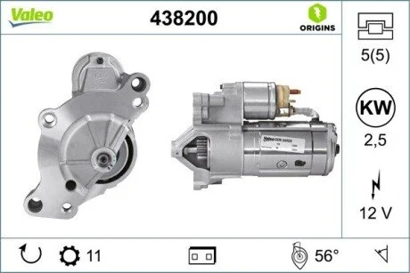 Стартер Valeo 438200