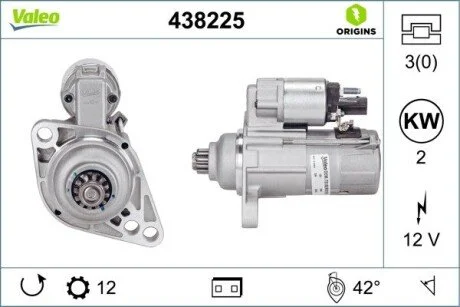 Стартер Valeo 438225