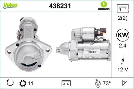 Стартер Valeo 438231