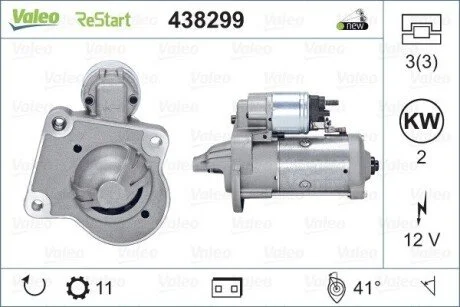 Стартер Valeo 438299