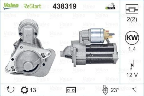 Стартер Valeo 438319