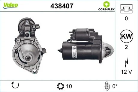 Стартер Valeo 438407