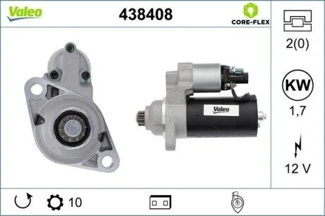 Стартер Valeo 438408