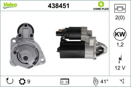 Стартер Valeo 438451