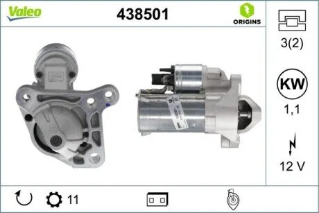 Автозапчасть Valeo 438501
