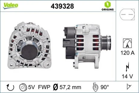 Генератор Valeo 439328