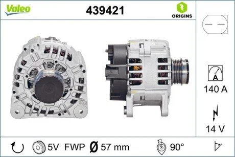 Генератор Valeo 439421