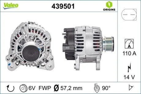Генератор Valeo 439501