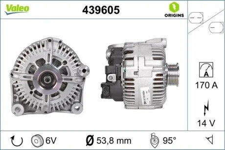 Генератор Valeo 439605
