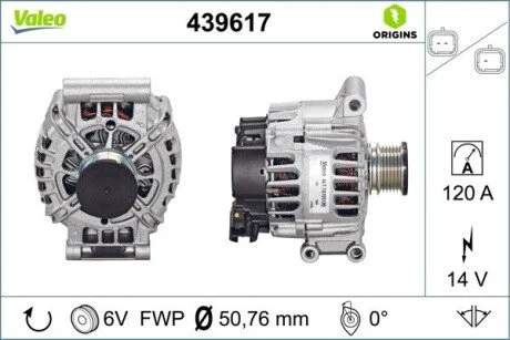 Генератор Valeo 439617