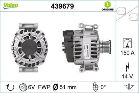 Генератор Valeo 439679 (фото 1)