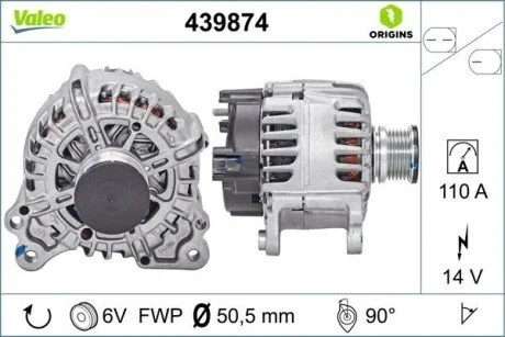 Генератор Valeo 439874