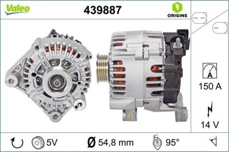 Генератор Valeo 439887 (фото 1)