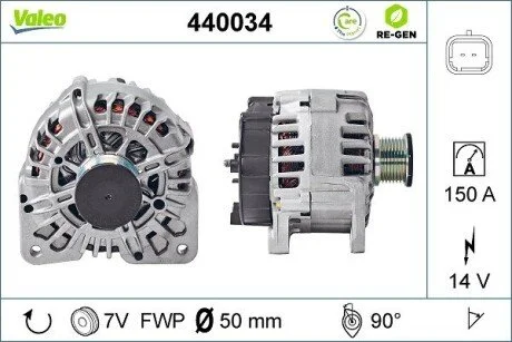 Генератор Valeo 440034