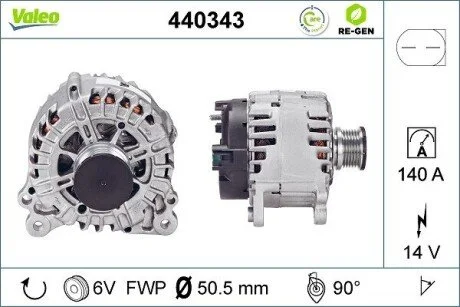 Генератор Valeo 440343