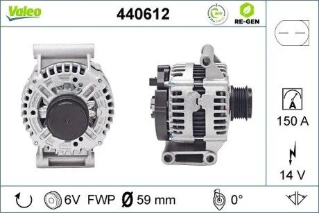 Автозапчасть Valeo 440612