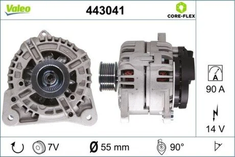 Генератор Valeo 443041