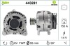Генератор (14В, 150А, новий) NISSAN CUBE, JUKE, MICRA III, NOTE, NV200, NV200 / EVALIA, QASHQAI I, RENAULT GRAND SCENIC II, MEGANE II, MEGANE II/KOMBI, SCENIC II 1.5D/2.0D 08.03- 443281