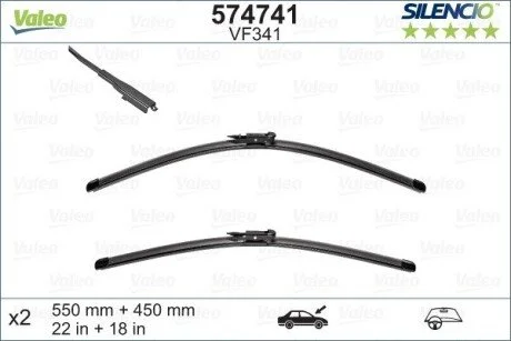Комп. стеклоочистителей Valeo 574741