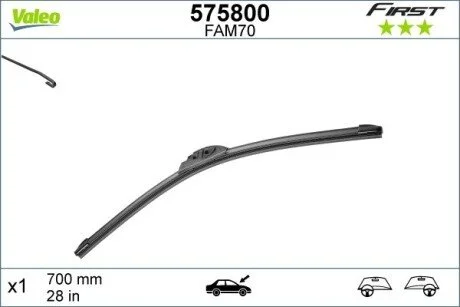 Щітка склоочисника Valeo 575800