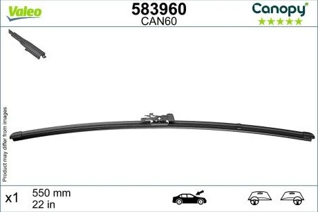 Щетка стеклоочистителя Valeo 583960 (фото 1)