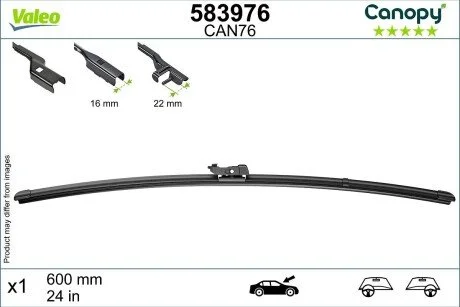Щітки склоочисника Valeo 583976