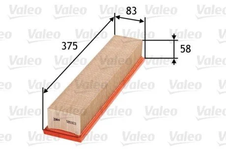 Воздушный фильтр Valeo 585003