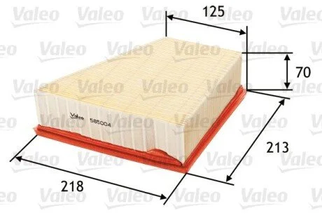 Повітряний фільтр Valeo 585004