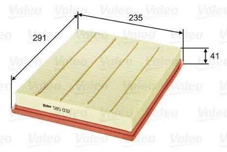 Повітряний фільтр Valeo 585032