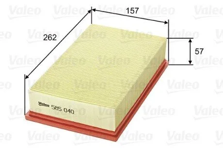Фільтр повітряний Valeo 585040