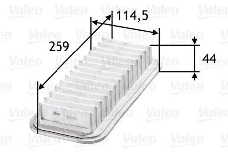 Фільтр повітряний Valeo 585059