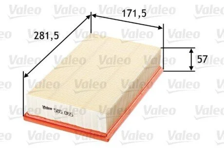 Повітряний фільтр Valeo 585065