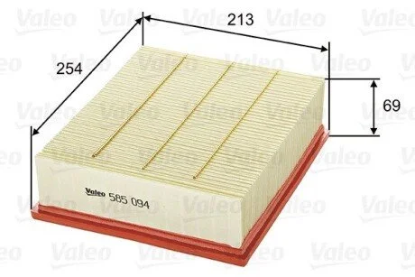 Воздушный фильтр Valeo 585094
