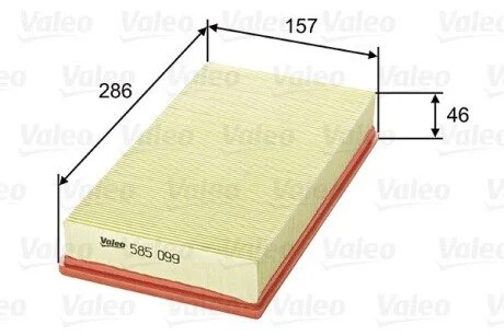 Фільтр повітряний Valeo 585099
