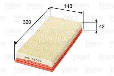 Фільтр повітряний Valeo 585345