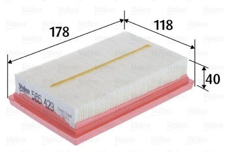 Фільтр повітряний Valeo 585429