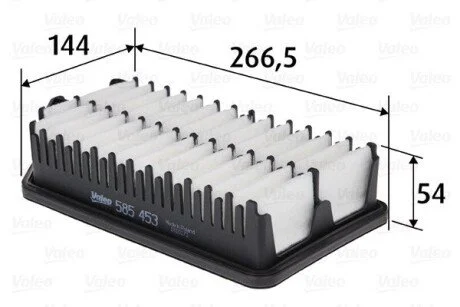 Фільтр повітря panelowy i30 11/12- CEED 12- Valeo 585453