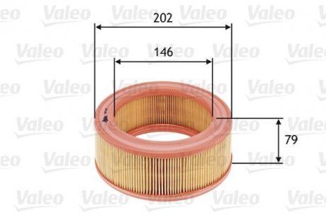 Фільтр повітряний Valeo 585642