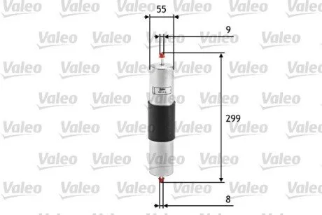 Фільтр палива Valeo 587014