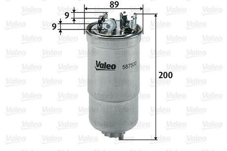 Фильтр топливный Valeo 587500 (фото 1)
