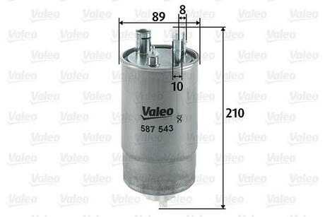 Фильтр топливный Valeo 587543 (фото 1)