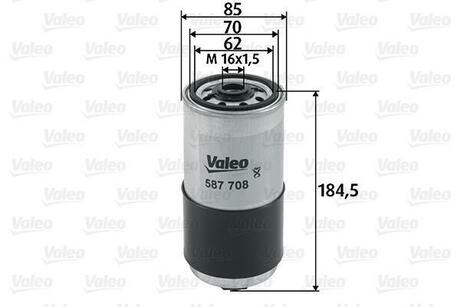 Фильтр топливный Valeo 587708 (фото 1)