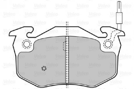Гальмівні(тормозні) колодки Valeo 598177
