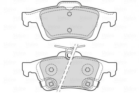 KLOCKI HAMULCOWE Valeo 601709