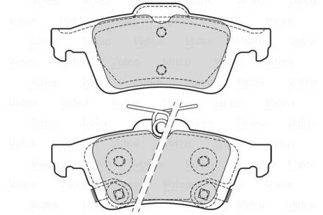 KLOCKI HAMULCOWE Valeo 601709